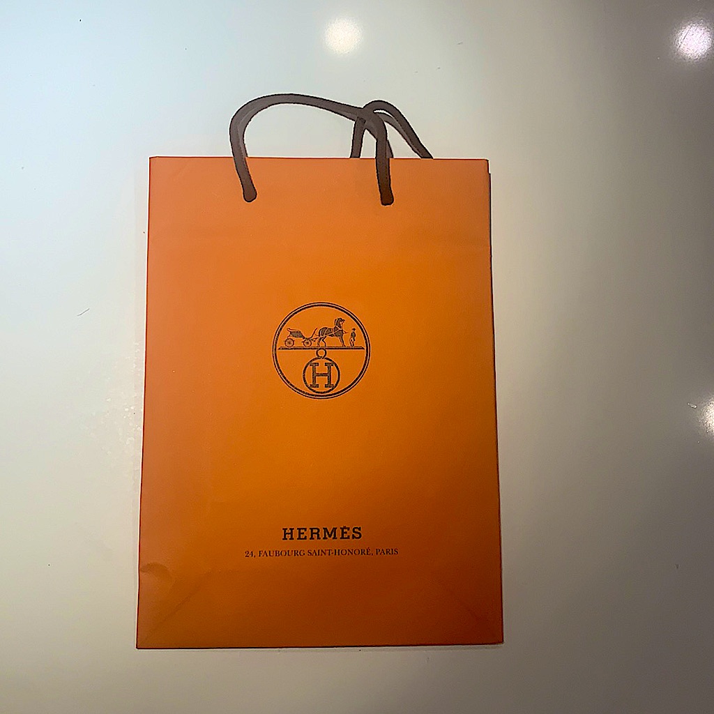 Herms Authentic Shopping Bag